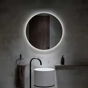 Зеркало Alavann Rondo ALV0113001, 70 см, LED подсветка, белый (ПЗ-5700-0700-00)