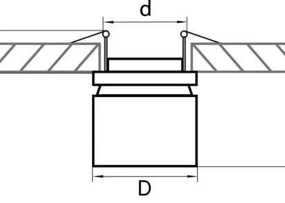 Встраиваемый спот Lightstar Forte Inca 214849