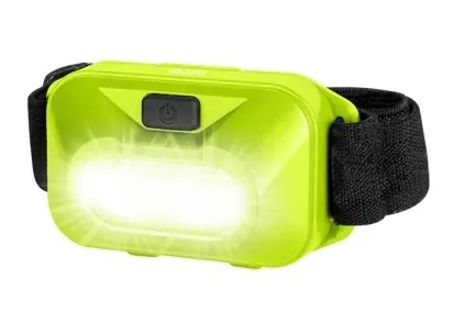 Налобный светодиодный фонарь ФАZA от батареек 100 лм 70х42 H9-L1W-gn