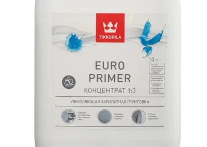 Грунтовка Тиккурила (Tikkurila) EURO PRIMER 10л