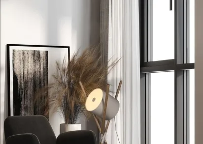 Торшер Loft IT Bobbin 10245F White