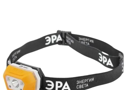 Налобный светодиодный фонарь ЭРА Практик аккумуляторный 400 лм GA-810 Б0052318
