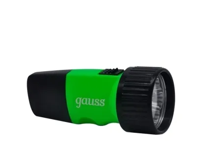 Ручной светодиодный фонарь Gauss аккумуляторный 130х50 40 лм GF103