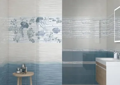 Плитка 11141R Маритимос белый структура обрезной 30x60