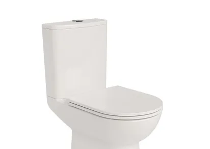 Напольный безободковый унитаз Jacob Delafon Stil E38566-00, крышка микролифт, тонкая, белый