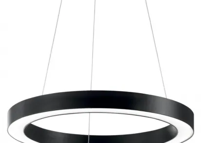 Подвесной светодиодный светильник Ideal Lux Oracle D70 Round Nero 222110