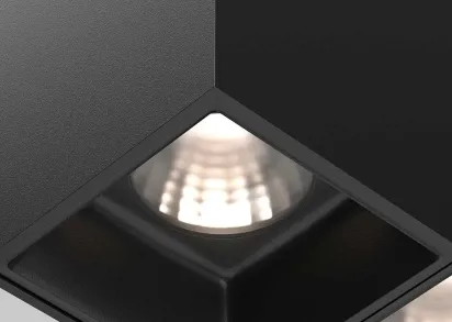 Потолочный светодиодный светильник Maytoni Technical Alfa Led C065CL-02-L12W4K-B