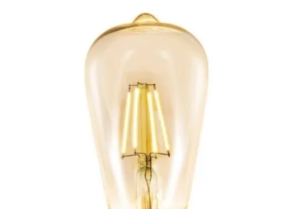 Лампа светодиодная филаментная диммируемая Eglo E27 4W 2200К янтарь 12871