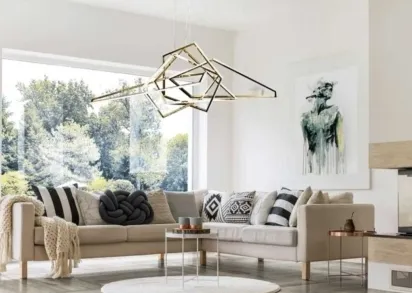 Люстра подвесная Alfa Light F0424-07 1600mm gold