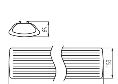 Линейный светильник Kanlux MEBA 4LED 2X150 OP PS 26965