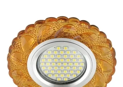 Встраиваемый светильник Fametto Luciole DLS-L147 Gu5.3 Glassy/Gold
