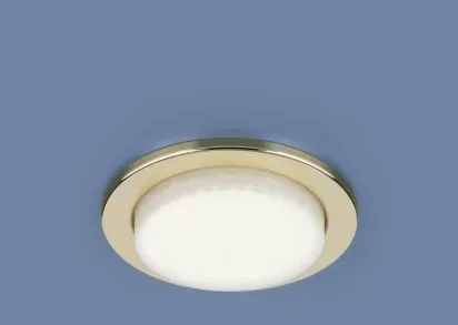 Встраиваемый светильник Elektrostandard 1035 GX53 CH золото a040749