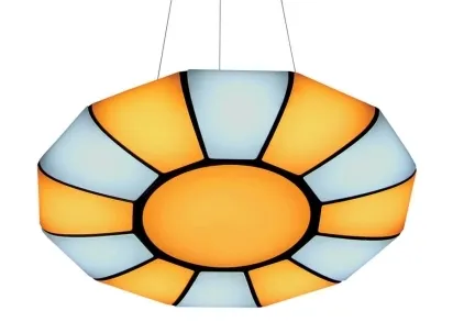 Потолочный светодиодный светильник Ambrella light Orbital Parrus FP2313L WH 114W D480