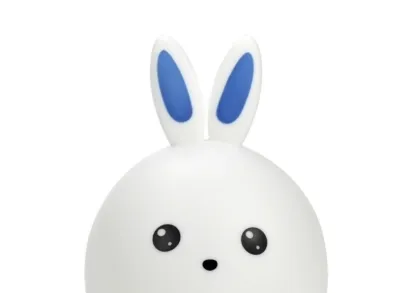 Настольный светодиодный детский ночник Gauss кролик NN301