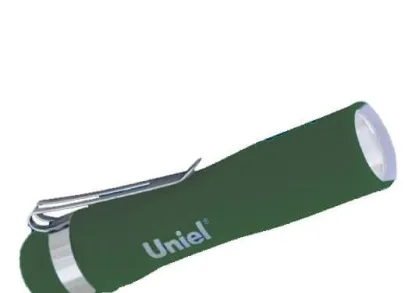 Карманный светодиодный фонарь Uniel от батареек 95х20 25 лм S-LD045-B Green UL-00000209