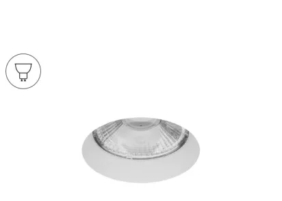 Встраиваемый светильник 6063 POINT HIDE (RAL9003 — GU10) 0830502