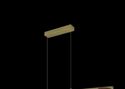 Подвесная светодиодная люстра iLedex Link 4778-90 MBK+SGD