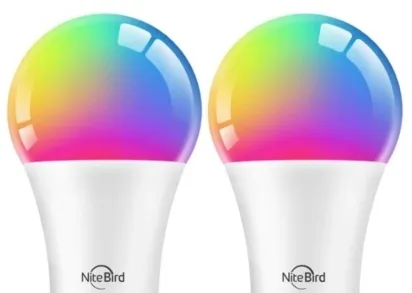 Лампа светодиодная диммируемая NiteBird Smart Bulb E26 9W 2700K-6500K WB4-2 pcs/pack