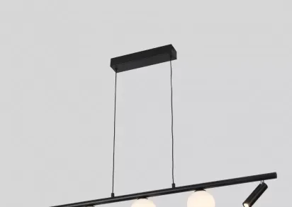 Подвесная светодиодная люстра iLedex Telescope C4774-100 SBK