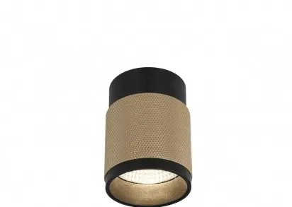 Потолочный светодиодный светильник iLedex Delta 1955-10W-3000K-36 BK+BR