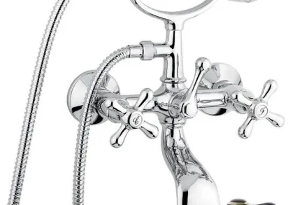 Смеситель для ванны и душа Emmevi Deco Classic 12011NO, черный