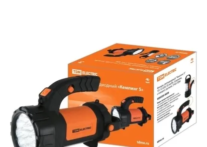 Кемпинговый светодиодный фонарь TDM Electric Кемпинг 5 от батареек 170х135 95 лм SQ0350-0038