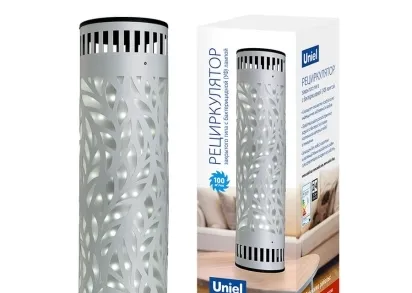 Ультрафиолетовый бактерицидный рециркулятор Uniel UDG-V100A UVCB/6500K D02 Grey UL-00007985