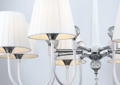 Подвесная люстра Seven Fires Bandi WD3584/8H-WT-CR-WT