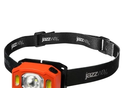 Налобный светодиодный фонарь Jazzway аккумуляторный 300 лм 65х36 AccuH3-L5W-og