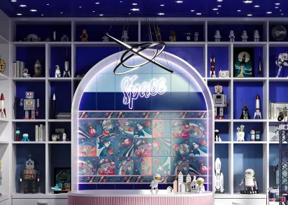 Плитка VT/A380/5009	Декор Космос 2 20x20