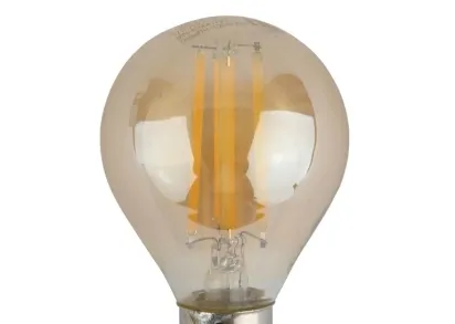 Лампа светодиодная филаментная ЭРА E14 9W 4000K золотая F-LED P45-9w-840-E14 gold Б0047028