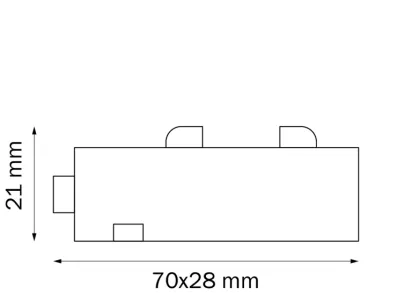 Соединитель I-образный для однофазного трека Lightstar Teta 505106