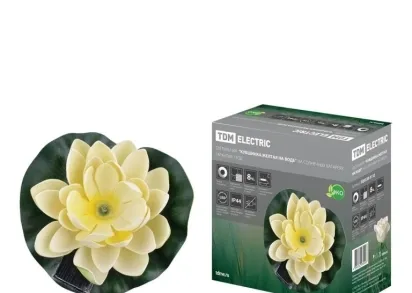 Светильник на солнечных батареях TDM Electric Кувшинка желтая SQ0330-0132