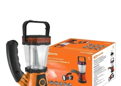Кемпинговый светодиодный фонарь TDM Electric Кемпинг 4 аккумуляторный 220х155 280 лм SQ0350-0031