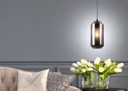 Подвесной светильник Escada Rise 10177/1S Black/Smoke