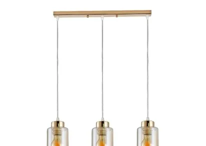 Подвесной светильник ЭкономСвет 30117/3GD AMB