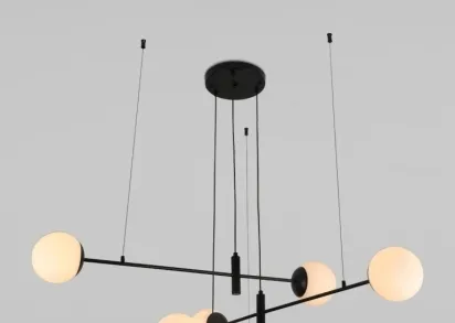 Подвесная люстра Eurosvet 70146/6 черный