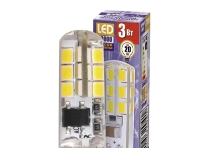 Лампа светодиодная Jazzway G4 3W 2700K прозрачная 1032041