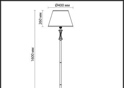 Торшер Lumion Classi Kimberly 4408/1F