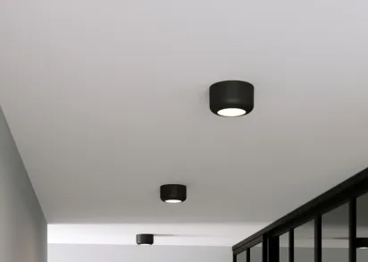 Потолочный светодиодный светильник Elektrostandard Onde 25046/LED 15W 4000K черный a064198