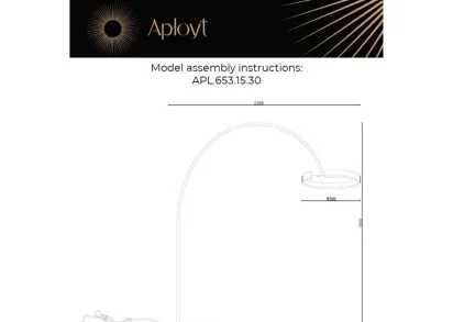 Торшер Aployt Leonn APL.653.15.30