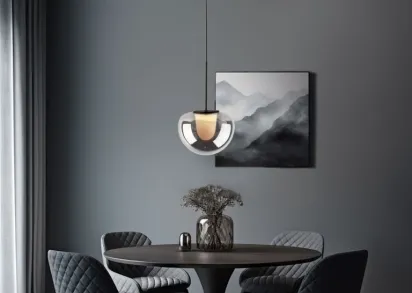 Подвесной светодиодный светильник Eurosvet Twice 90325/1 черный