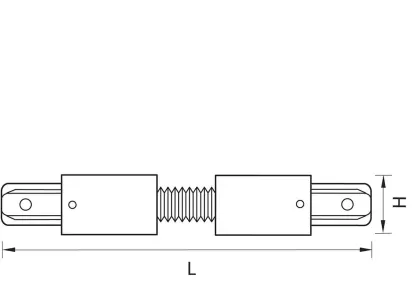 Коннектор гибкий Lightstar Barra 501156