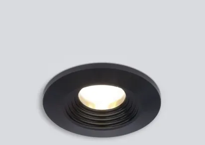 Встраиваемый светодиодный светильник Elektrostandard Gridi 9903 LED 3W 3000K COB BK черный a063923