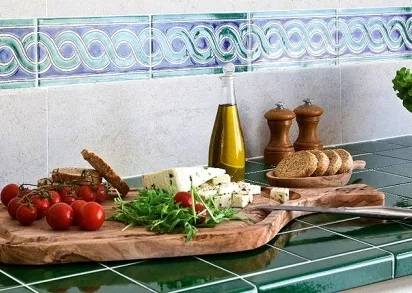 Плитка Z0001AC12421 ANGLE 90 PL. TR. OCRE SP 5X5