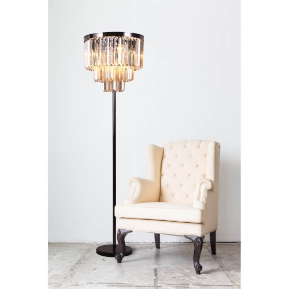 Торшер Divinare Nova Cognac 3002/06 PN-6