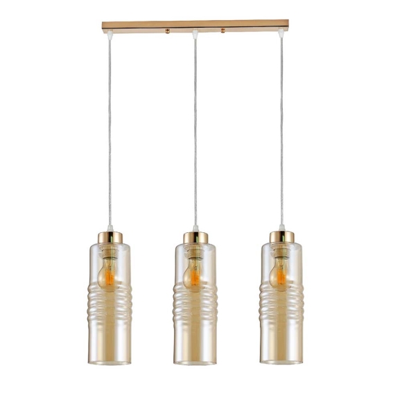 Подвесной светильник ЭкономСвет 30117/3GD AMB